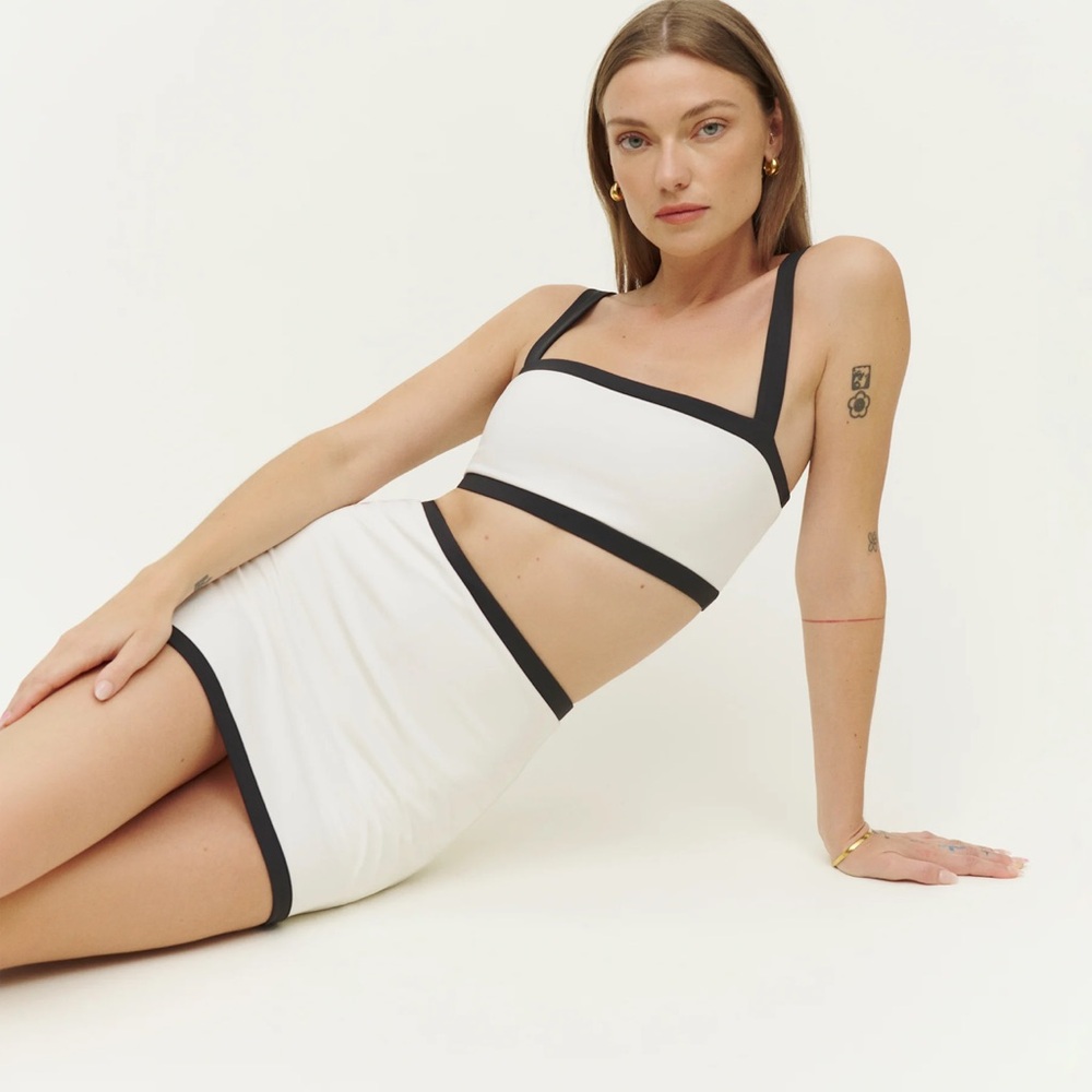 Reformation Adelina Ecomove Two Piece XL